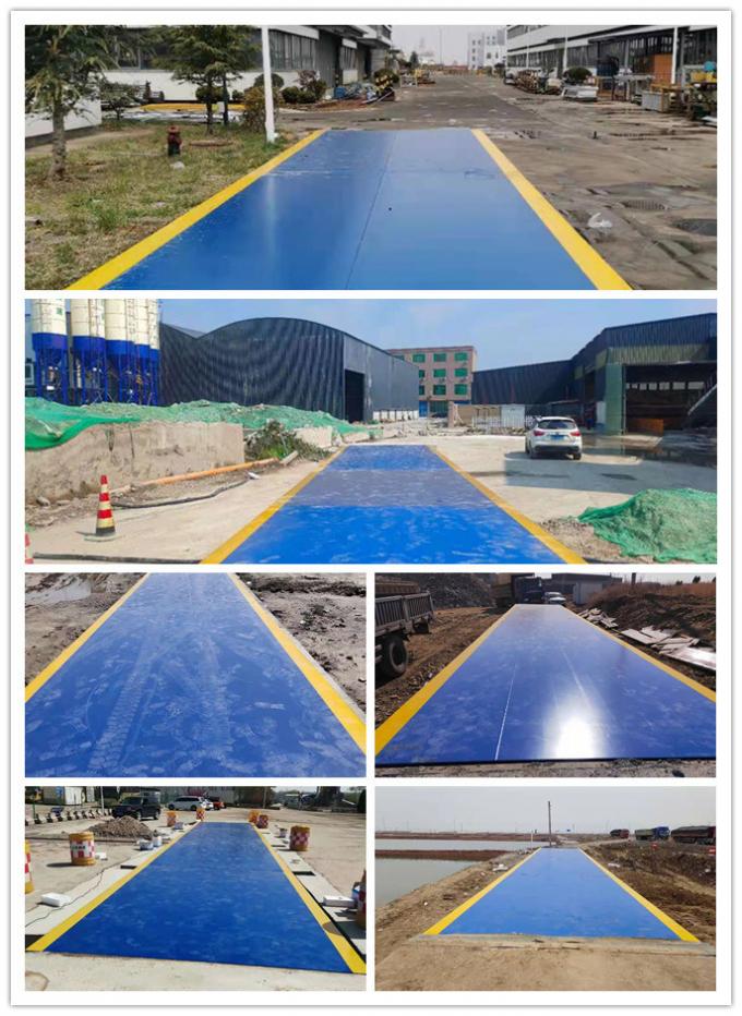 100tons Electronic Digital Trailer Weighbridge with Indicator and Load Cell Transducer