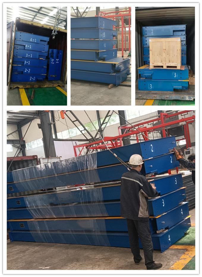 100tons Electronic Digital Trailer Weighbridge with Indicator and Load Cell Transducer