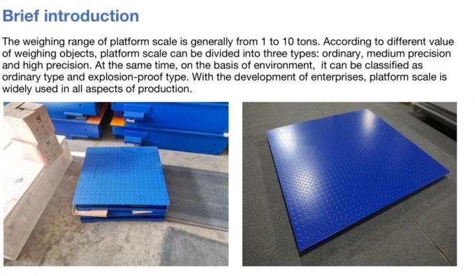 1000kg Digital Weight Floor Scale Electronic Platform Scale with Ramp