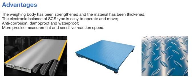 3 Ton Weighing Scale 1mx1m Floor Scales Platform Scale