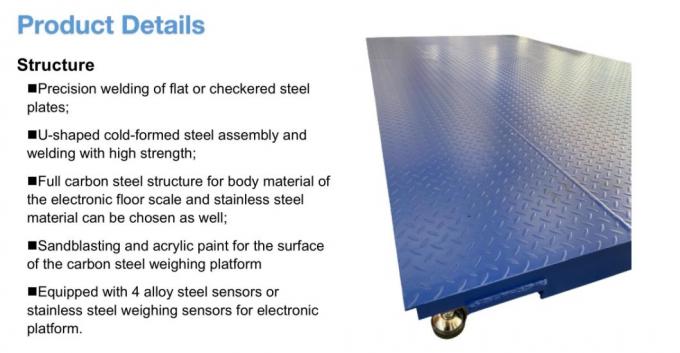 3m*18m 100 Tons Scs Truck Scale Weighbridge for Truck Weighing