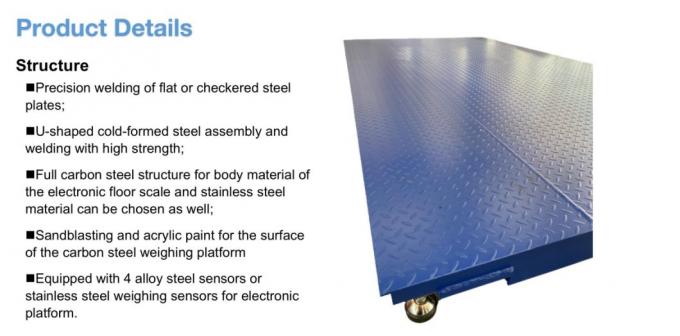 Scale Weighbridge with Load Cell for Weighing Trucks and Trailers