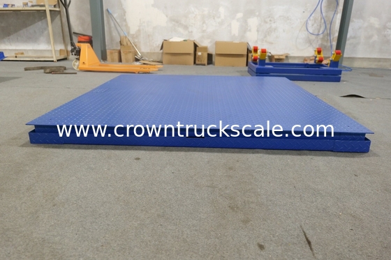                  1.2X1.2m 2000kg Low Profile Floor Scale with Foldable Ramp             