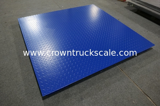                  1.2X1.2m 2000kg Low Profile Floor Scale with Foldable Ramp             