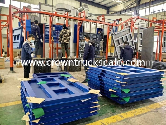                  Digital Electronic LED/LCD Display Type and Carbon Steel and Checkered Platform Floor Balance Scale             