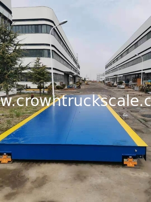                  100tons Electronic Digital Trailer Weighbridge with Indicator and Load Cell Transducer             