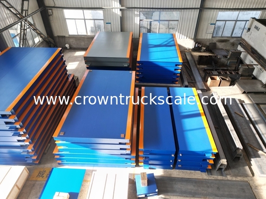                  16 M 150t Full Electronic Weighbridge Customization Digital Anti-Cheating Truck Scale             