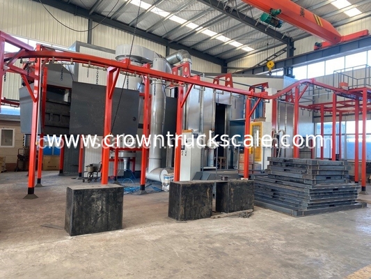                  Qingdao Crown 3X16m 60ton Heavy Duty Digital Truck Scale Weighbridge with Steel Ramps             