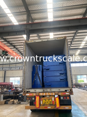 100ton High Qualified Electronic Weighbridge Scale 3X16m 3X18m 3X20m Truck Scale Supplied 100 Ton Weigh